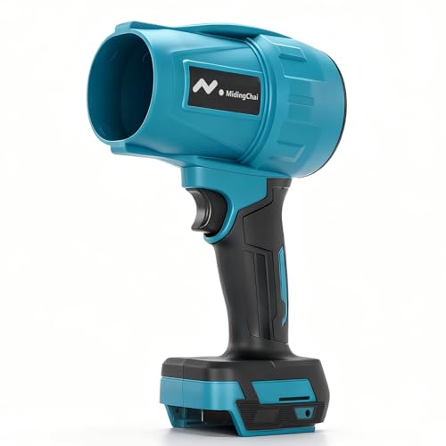MidingChai Souffleur Batterie Multifonctionnel, Compatible avec Makita 18V, 32000 TR/Min, Mini Souffleur sans Fil Puissant, Pression 500g, pour Enlever Feuilles, Neige, Poussière (sans Batterie)
