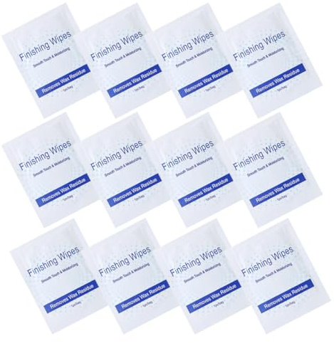 DECOMELODY Salviette Detergenti per Cera Corpo 20 Pezzi Monouso Rimozione Residui Cera Post-Epilazione per Donna Pelle Sensibile Uso Domestico e Professionale
