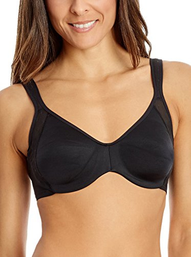 Playtex Reggiseno Minimizer con Ferretto Expert Silhouette Donna x1, Nero, 40/6E