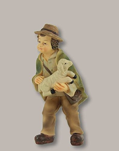 Hirtenjunge mit Lamm für 8cm Figuren