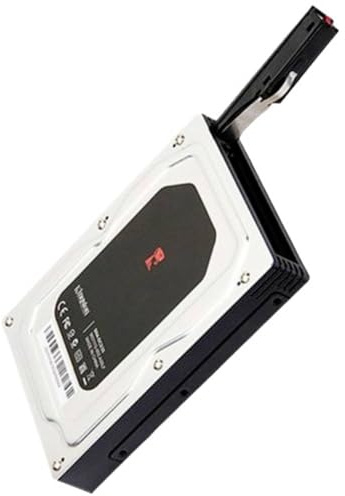 Kingston SNA-DC2/35 SATA DriveCarrier Einbaurahmen (für 6,4 cm (2,5 Zoll) bis 8,9 cm (3,5 Zoll) schwarz)