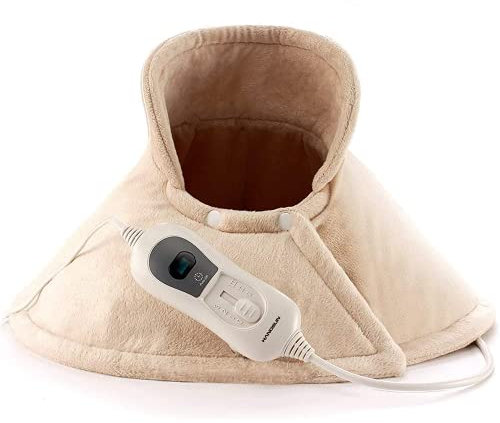 Hangsun Heating Pad Electric for Neck Shoulder Pain Relief TP530 Washable Hot Therapy with 3 Heat Settings, Over-Heating Protection