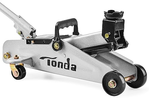 TONDA Gato hidráulico de Piso, 2 toneladas para Coche, Funciona para sedán y cupé