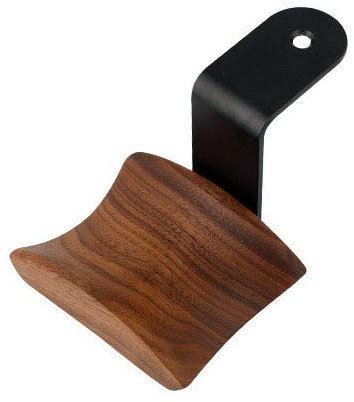 Headphone Hanger Holder Headset Stand Walnut Wood Headphone Rack Hook Desk Tabletop Tape under-desk Mount Headphone hanger holder for Audio,studio & Gaming all sizes Headphones (Under-Desk Mount)