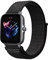 Niboow 20mm Armband für Amazfit GTS 4/GTS 4 Mini/GTS 3/GTS 2 Mini/GTS 2e/GTS 2/GTR Mini/GTR 42mm, Nylon Weich Armbänder Uhrenarmband für Amazfit Bip 3 Pro/Bip 3/Bip S/Bip Lite/Bip U Pro-Schwarz