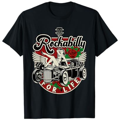 Vintage 50s RNR Design - Rockabilly for Life T-Shirt