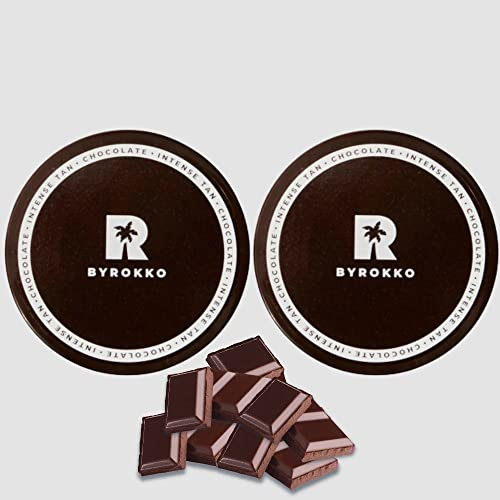 2 TUBS BYROKKO Original SHINE BROWN Chocolate Bräunungscreme x 200 ml, für Solarium und Outdoor-Sonne