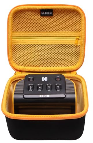 LTGEM Tragbare Aufbewahrungsbox, kompatibel mit Kodak Slide N Scan-Film und Slide-Scan mit großem 12,7 cm LCD-Bildschirm, EVA-Hartschalen-Reise-Schutzhülle, stoßfest (nur Schutzhülle)
