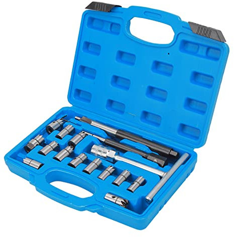 Juego De Cortadores De Asiento De Inyector, Kit De Limpieza Profesional De Acero Al Carbono, Cortador De Asiento De Inyector, Escariador En ángulo Plano De Acero Al Carbono, Limpiador De Fresado, Kit
