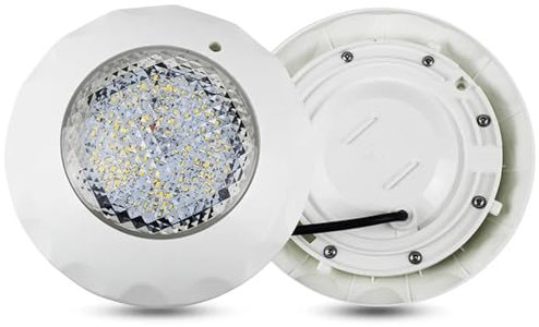 KMGUZRRWD Ip68 Led Schwimmbad Licht Unterwasser Lichter Brunnen Led Licht RGB Pool ABS 12V 45W Wand LED Lampe tauch Licht (Color : RGB Controller, Size : 35W AC12V)