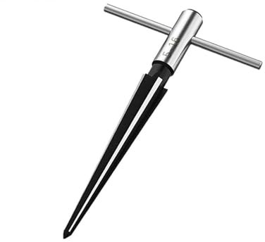 Aqxymju 3-13mm 5-16mm Kegel Hand Metall Reibahle Entgraten Vergrößern Pin Loch Hand Reibahle for Holz metall Kunststoff Bohren Werkzeuge (Size : Round 5-16mm)