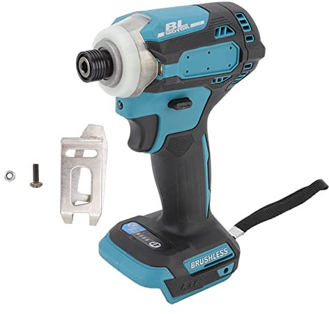 QANYEGN Brushless Lithium Ion Impact Driver, 3 Speed Impact Drill Tool, Impact Drill Kit with LED Lights for Woodworking Construction