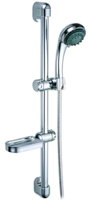 Briconess.com Saliscendi con doccetta Bagno Multifunzione in Acciaio Cromato