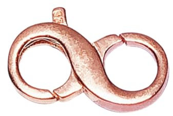 IWOWHERO S925 Silber Schmuck Karabinerverschluss 8-wörter Doppelverschluss Für Selbstgemacht Armbandherstellung Und Halskettendekoration