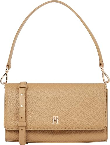 Tommy Hilfiger Monogram Shoulder Bag With Removable Crossbody Strap Umhängetasche