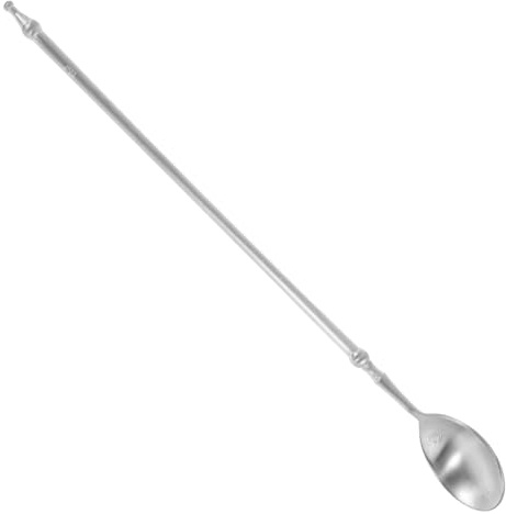 Cabilock Cuillère à Mélanger Poignée Ergonomique Réutilisable en Acier Inoxydable Outil Essentiel pour Café et Cocktails pour Baristas et Barmans