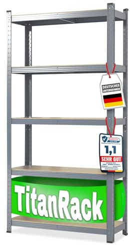casa pura Schwerlastregal 220 x 120 x 60 cm anthrazit-grau | Steckregal, Lagerregal, Standregal, Stecksystem ohne Werkzeug montierbar