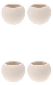 Toddmomy 4piezas Macetas para Pintar De Macetas Pequeñas para Manualidades Material De Arte para Decoración y Actividades Creativas
