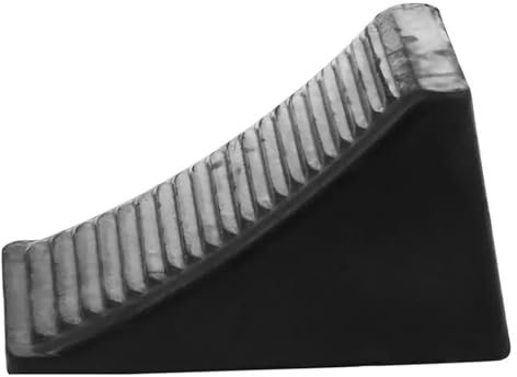 ZNTIHZ Cale de Roue en Caoutchouc, Bloc Robuste, Rampe de Bordure for véhicules, Voitures, caravanes, remorque, 4 pièces pour Allée, Trottoir