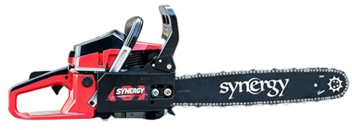 Synergy Motosierra Gasolina 65cc 3,9CV – Espada 50cm – Motor 2 Tiempos de Alto Rendimiento – Sistema Easy Start, Antivibración Silent Blocks y Lubricación Automática