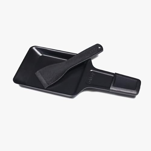 Kisag Raclette-panna, kolstål med ILAG non-stick-beläggning, inklusive raclette-spatel, PTFE- och PFAS-fri, 9 x 20 cm, diskmaskinssäker raclettepanna