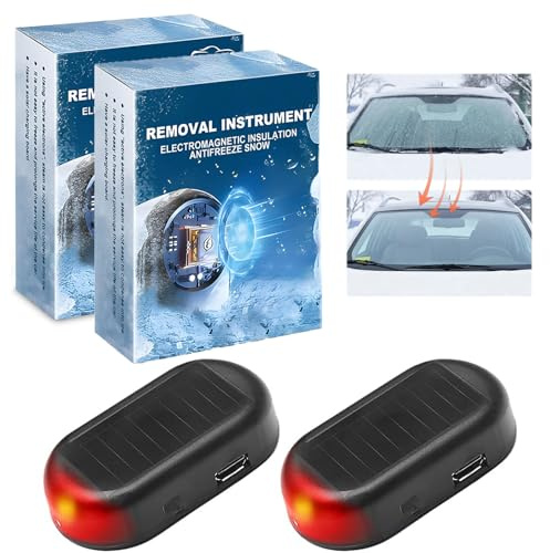 Electromagnetic Snow Removal, Car Interference Antifreeze Device, Electromagnet Car Defroster, Electromagnetic Car Deicer, Anti-Freeze Snow Removal Tool, Windows and Mirrors, Compact Winter Car Gadget