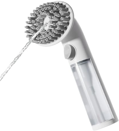 -Badebürste | Silikon-Massage-Schrubber – Katzen-Badebürste, Haarschrubber, für Dusche, Reinigung, Haarausfall, Entfernen von losem Fell