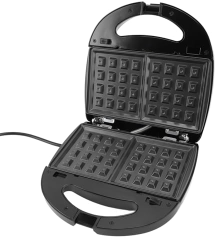 TOPINCN Macchina per la Colazione 8 in 1, Macchina per Panini Multifunzione con Controllo Automatico della Temperatura, Rivestimento Antiaderente per Waffle, Panini, Ciambelle, Omelette (Spina