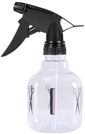 Vattensprayflaska för hår 250 ml läckagesäker hårsprayflaska med 2 lägen, genomskinlig, påfyllningsbar tom dimma för växter, husdjur