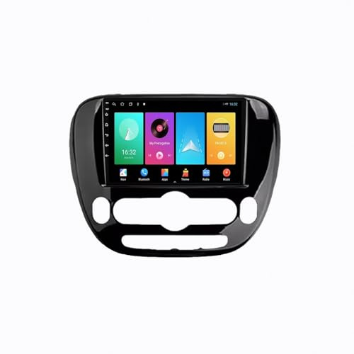 Autoradio mit Bildschirm Bluetooth für KIA Soul 2 2013 2014 2015 2016 2017 Touchscreen, OTA-Updates, Airplay, Super Link, GPS Navigation, Siri &G00Gle, Bt-Audio, 4 Kern 4G+64G