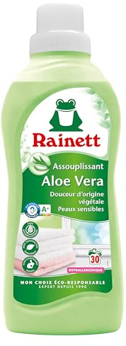Rainett sköljmedel, miljövänlig, aloe Vera, känslig hud, miljövänlig, 750 ml, 2 st.