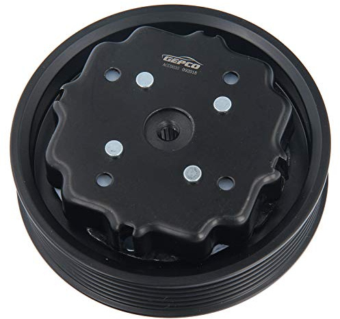 GEPCO Klimakompressor Magnetkupplung Riemenscheibe kompatibel mit: Audi A2 Seat Cordoba Ibiza Skoda Fabia VW BoraFox Golf IV Lupo Polo 6SEU12C 6Q0820803D 6Q0820803G