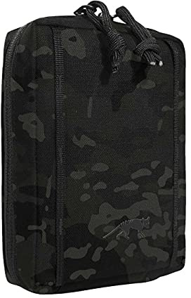 Tasmanian Tiger TT Tac Pouch 1.1 Rucksack Zusatz-Tasche Molle-System kompatibel, Zubehör-Tasche für EDC, Werkzeug oder kleine Erste Hilfe Sets; 15 x 10 x 4 cm (Multicam Black)