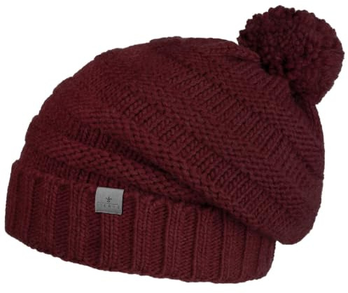 LIERYS Jil Bommelmütze Oversize Strickdesign Made in Germany Unisex Herbst Winter