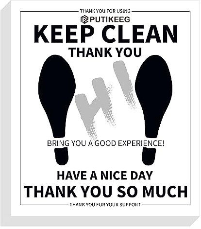 Putikeeg 50 Tapis de Sol Jetables Marron en Papier Kraft pour Protection de Tapis de Voiture, 50 x 43,9 cm colore bianco