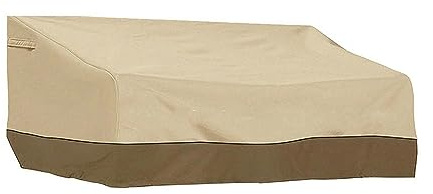MATYASIGO Housse de protection étanche à la poussière pour meubles de jardin, terrasse, housse de protection pour canapé, table, chaise, 147 x 83 x 79 cm, beige