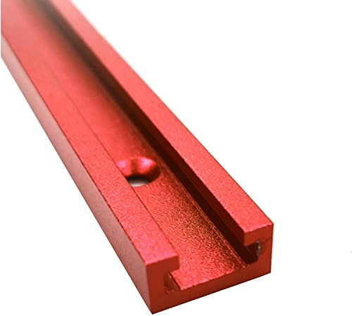 300–800 Mm T-Schrauben-Befestigungsschlitz, Aluminium, Holzbearbeitung, T-Nut, Gehrungsschiene, Jig, Gehrungsschiene, Anschlag For Frästisch, Bandsägen, DIY-Werkzeuge ( Color : Red , Size : 800mm )