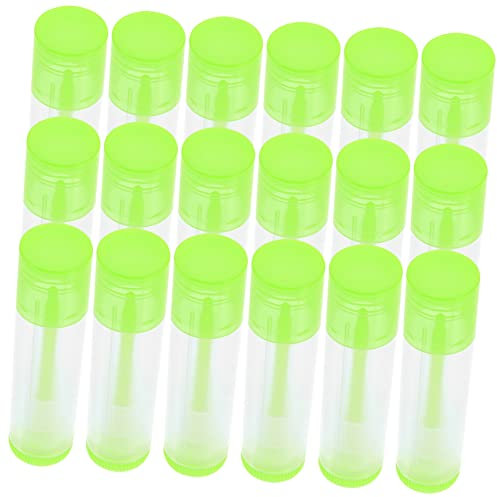 POPETPOP 30stücke Leere Lippenbalsam Tuben Bunte Diy Lippenpflegestift Behälter Grün Auslaufsicher Praktisch Für Kosmetiktasche Wiederverwendbar Geruchlos Stabile Hülse Für Individuelles Li