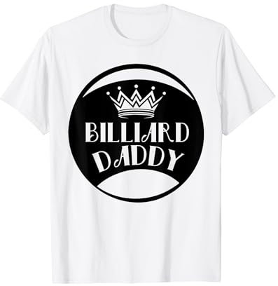 Pool-Billardball, Snooker-Spieler, Geschenk für Väter, Männer T-Shirt