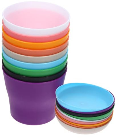 OFFSCH Vasi Per Orchidee in Plastica Set Di 9 Piccoli Vasi Da Fiori Con Sottovasi Traspiranti Fioriera Per Orchidee Con Vassoio Per Piantare