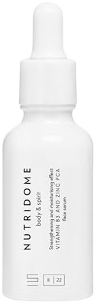 NUTRIDOME Gesichtsserum – Niacinamid & Zink PCA Serum mit Aloe Vera, Squalan, Vitamin B3 & E – gegen Akne, Unreinheiten & große Poren - 30 ml