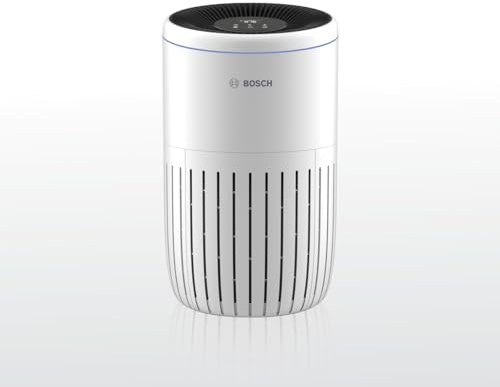 BOSCH - Purificador de aire para el hogar (cubiertas, 810 pies cuadrados), filtro 3 en 1 para polen, virus, humo, polvo, caspa, contaminación exterior, olores, HEPA, ENERGY STAR, Air 2000, blanco