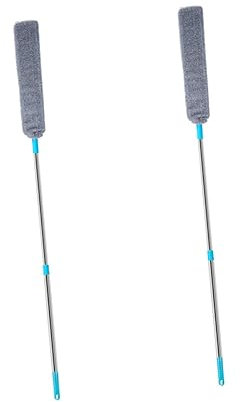 ABOOFAN 2 Piezas Plumero retráctil escobilla Limpiar Sofa Plumero de Limpieza de Habitaciones Limpiador Debajo del sofá Limpiador de Alfombra Artículos para el hogar Plumero de Techo