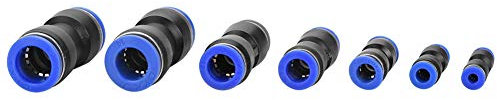 35 piezas de manguera de aire de 4/6/8/10/12/14/16 mm, conector recto neumático, accesorios rápidos de empuje de aire de 5 mm para conectar accesorios de 15 x 10 x 7 pulgadas