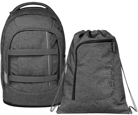 Satch Pack Collected Grey E Zero Special Edition Schulrucksack Set 2tlg.