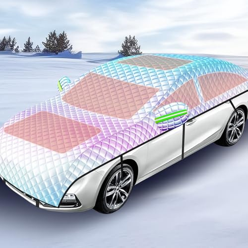 Windschutzscheibenabdeckung FüR FO-RD Fiesta 2009-2016 Hatchback, Abdeckung Windschutzscheibe, Faltbare Frontscheibenabdeckung, FüR Die Gegen Schnee EIS Staub Frost