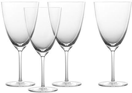 Schott Zwiesel Era Crystal Glass, 16 Oz. Red Wine (Set of 4), Clear