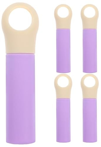 Garneck 5 Piezas Mangos Para Escoba Y Trapeador De 22 Mm – Varilla Ajustable PúRpura Claro – Repuesto Universal Para Fregona, Cubo Y Mop