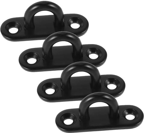 Alipis 4 Piezas Inoxidable para Montaje Pared Soporte para Anclajes de Resistentes y Multifuncionales para Uso Interiores y Exteriores