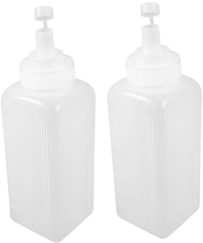 GOOHOCHY Botellas De Plástico Exprimibles Para Condimentos 800 Ml Tapa Hermética, Dispensador Para Kétchup, Mostaza, Mayonesa y Aceite, Paquete De 2 Botellas Versátiles Para Cocina y Barbacoas